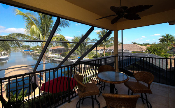 Balkon der Cape Coral Villa