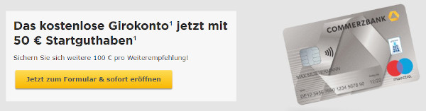 Kostenloses Girokonto Mit Filiale Jetzt Commerzbank Eroffnen