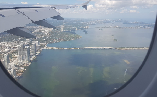 Anflug auf Miami