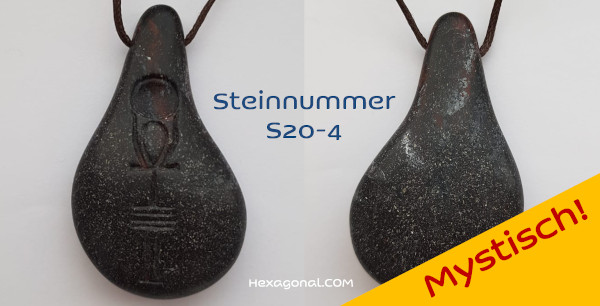 Stein der Harmonie schwarz mystisch