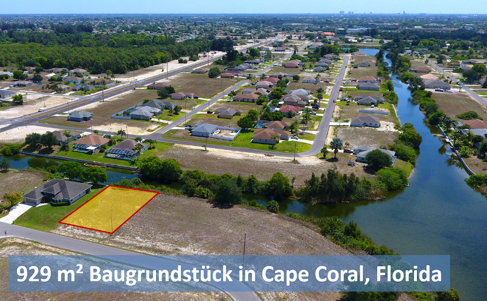 Baugrundstück in Cape Coral, Florida
