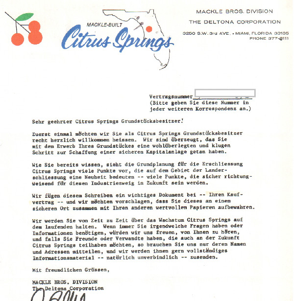 Citrus Springs Brief