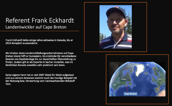 Frank Echkardt, Wald in Kanada kaufen