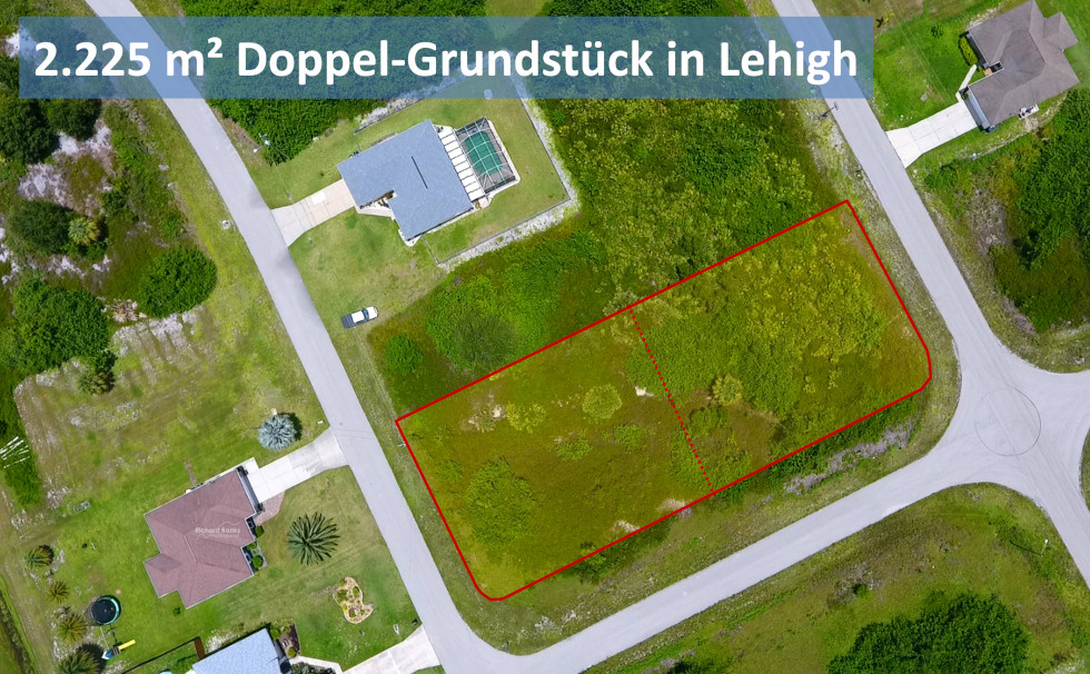 Doppel-Grundstück in Lehigh Acres, Florida Immobilie