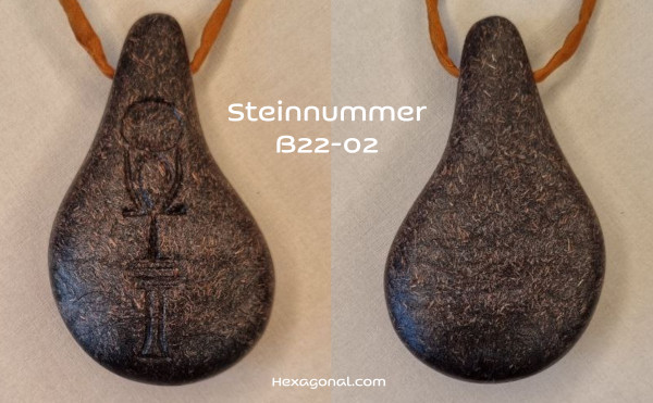 Stein der Harmonie schwarzgold