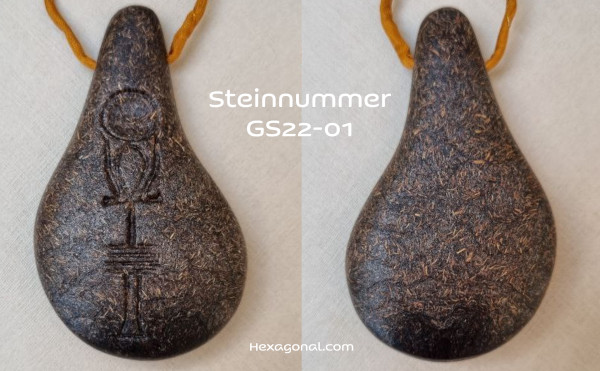 Stein der Harmonie schwarzgold