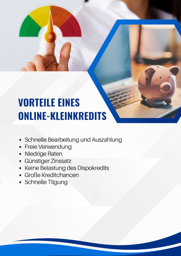 Online Kleinkredit - Vorteile
