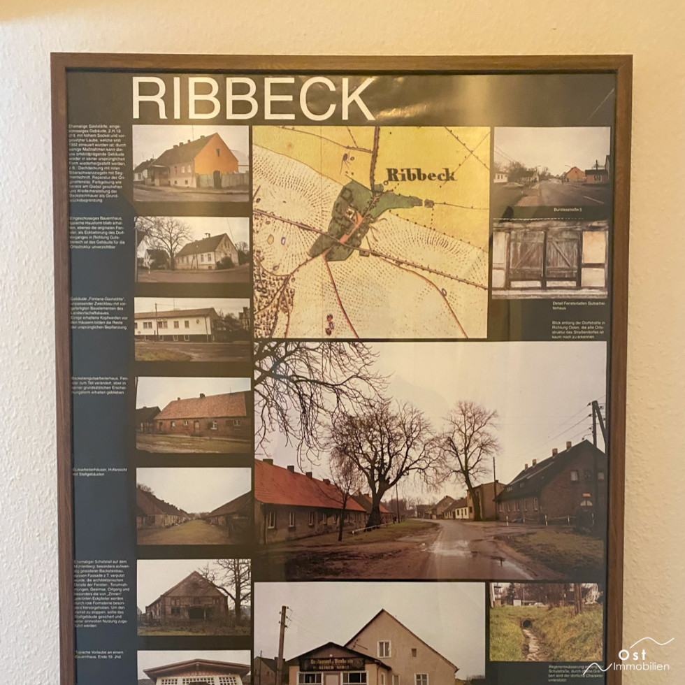 Historical images of Ribbeck village