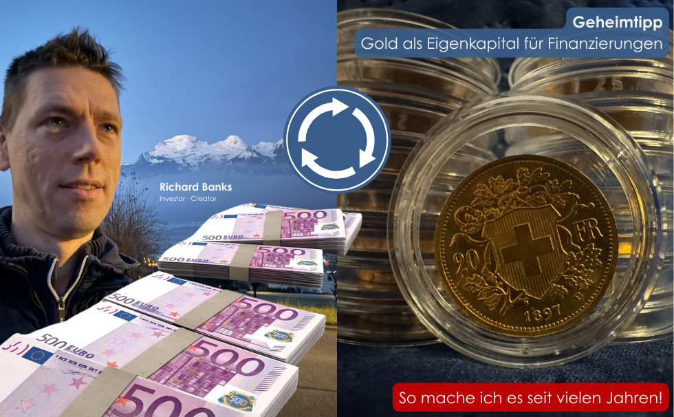 Richard Banks in Liechtenstein mit Gold