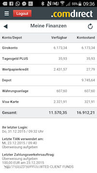 Comdirect Mobile App