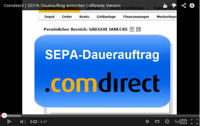 Video zum SEPA-Dauerauftrag