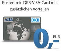 Bezplatná DKB-Visa-Card s dodatečnými výhodami