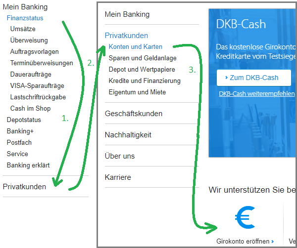 Dkb Open 2nd Or Further Free Current Accounts Instruction