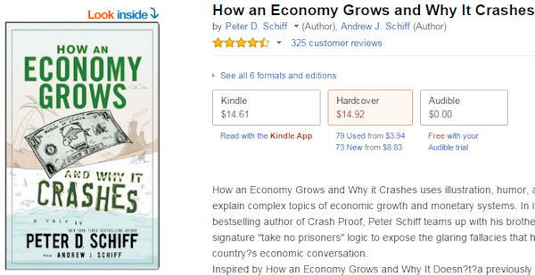 How an economy grows and why it crashes