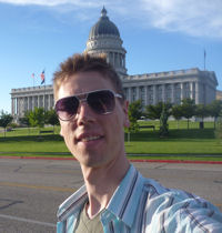 Gregor vor dem Capitol Utah