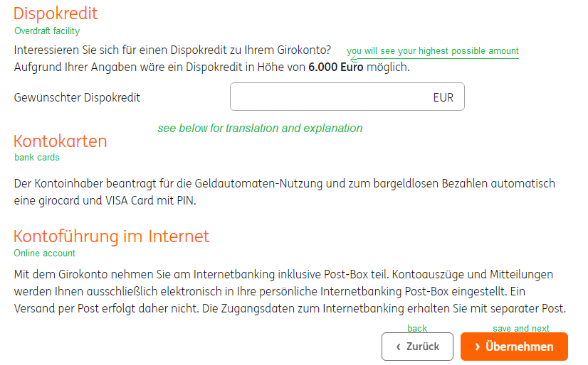 Dipsokredit bei Kontoeröffnung