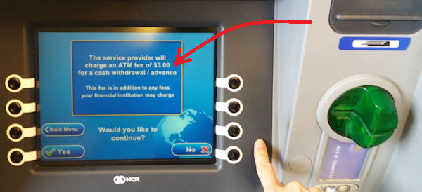 ATM Fee in Kanada