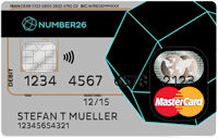 Transparente MasterCard von Number26