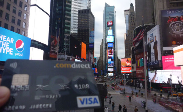 Times Square Visa Card