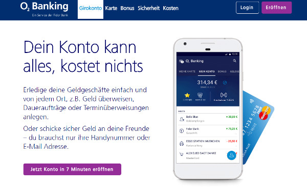 O2 Banking Konto