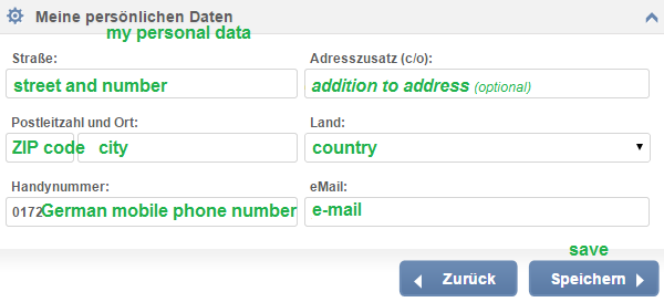 PayCenter Address | can be changed anytime