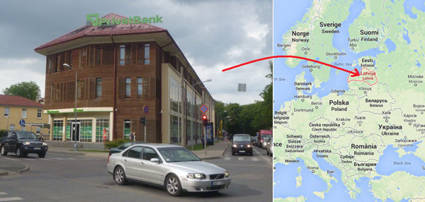 AS Privatbank in Riga, Lettland