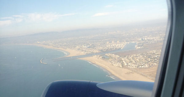 Abflug aus Los Angeles