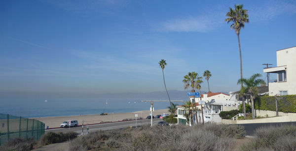 Flughafen Los Angeles und Strand