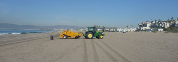 Strandpflege in Los Angeles