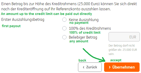 framework credit outpayment